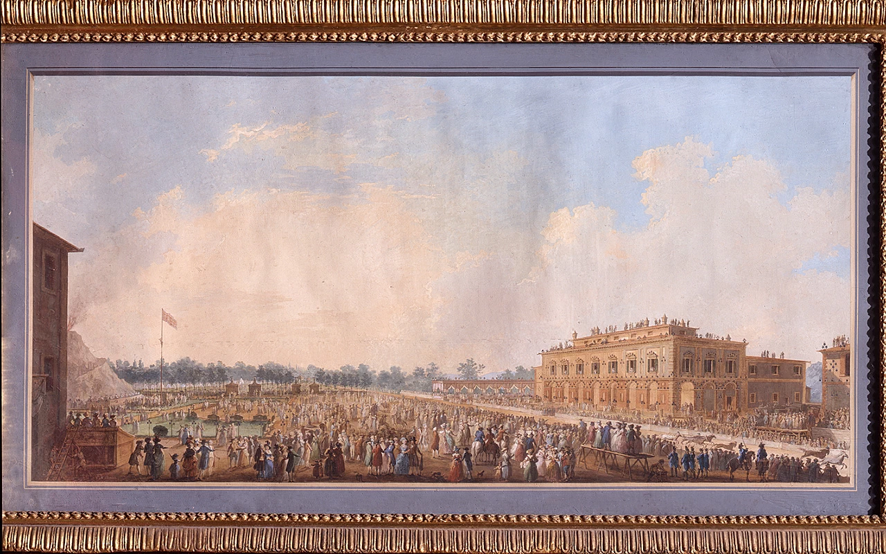 Corsa dei Berberi alle Cascine dell'Isola in onore di Ferdinando III - Palazzo Pitti, Firenze